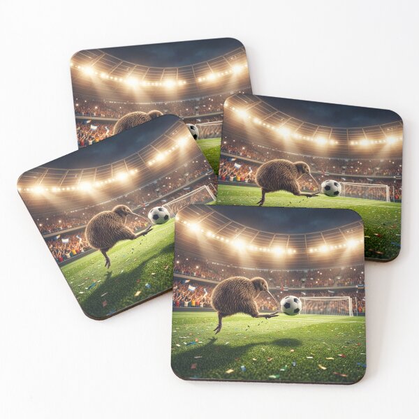 Item preview, Kiwi Bird Scores a Goal designed and sold by Tridentulus.