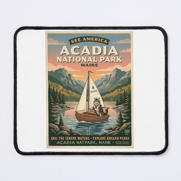 Item preview, Maine Coon Sailing Adventure designed and sold by PictoVibe.