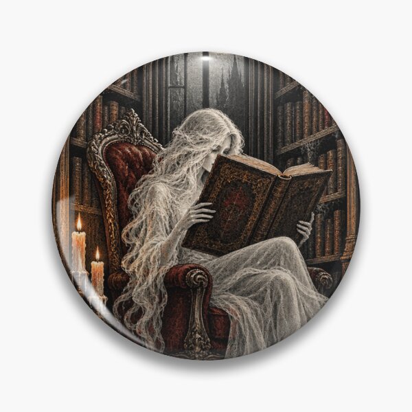 Item preview, Ghost Reading in a Haunted Library designed and sold by NOIRXU.