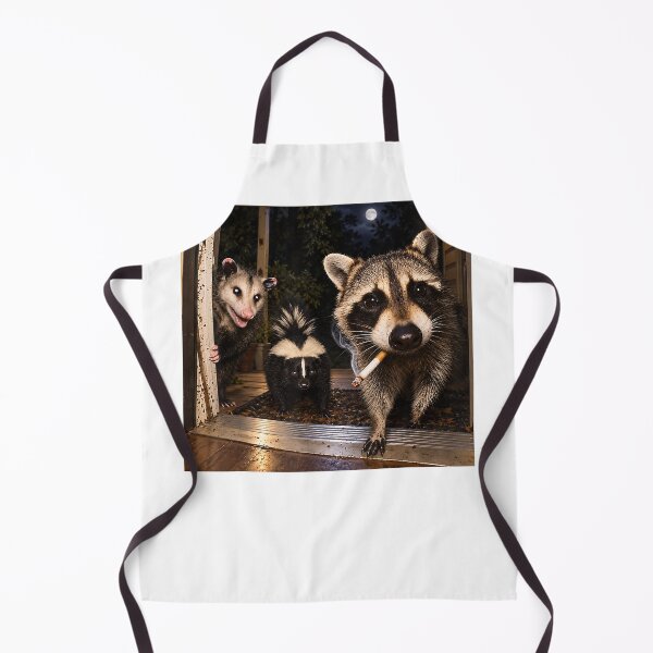 Item preview,  Animal Meme Trash Panda Night Crew Raccoons Opossum Skunk Vintage designed and sold by Setaraxia.