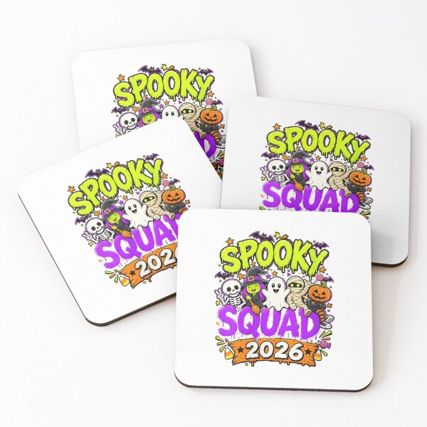 Item preview, Women's Spooky Squad 2026 Funny Matching Halloween Group Costume V-Neck T-Shirt designed and sold by LoveyBug78.
