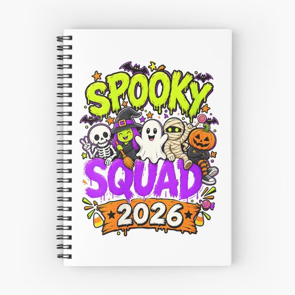 Item preview, Women's Spooky Squad 2026 Funny Matching Halloween Group Costume V-Neck T-Shirt designed and sold by LoveyBug78.