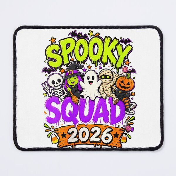 Item preview, Women's Spooky Squad 2026 Funny Matching Halloween Group Costume V-Neck T-Shirt designed and sold by LoveyBug78.