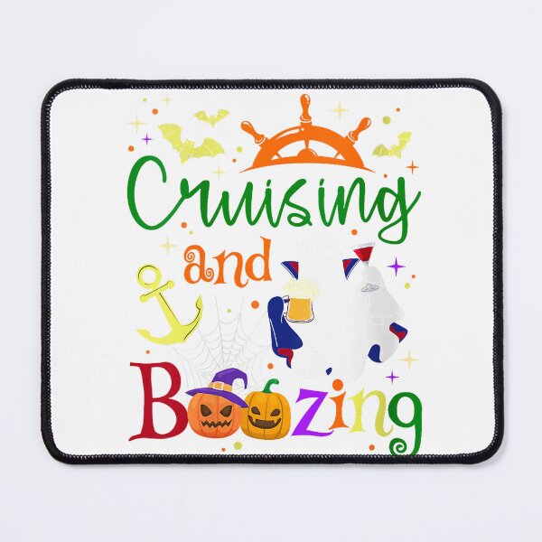 Item preview, Womens Cruising And Boozing Halloween Spooky Ghost Cruise Squad V-Neck T-Shirt designed and sold by NERD-AI.