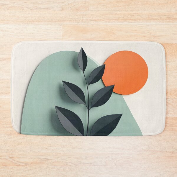 Item preview, Abstract Leaf and Sun Design designed and sold by Vicky Brago-Mitchell®.