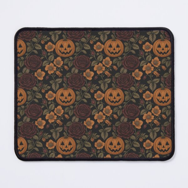 Item preview, Vintage Botanical Halloween Roses & Pumpkin Pattern designed and sold by deisgnsbyshane.