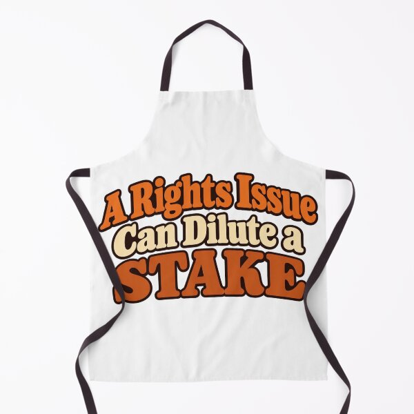Item preview, Rights Issue Dilutes a Stake Retro Finance Art designed and sold by Bikivuno.