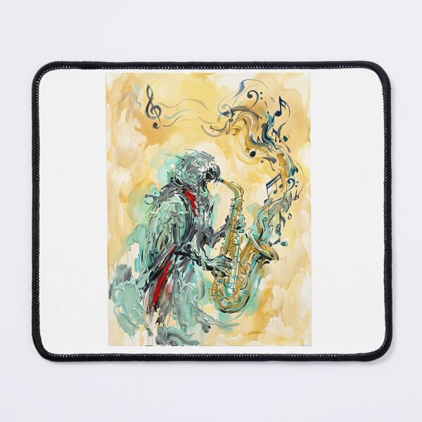 Item preview, African Grey Jazz Parrot designed and sold by PictoVibe.