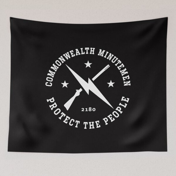 Item preview, Commonwealth Minutemen Protect The People 2180 Emblem designed and sold by RawSauropsid.