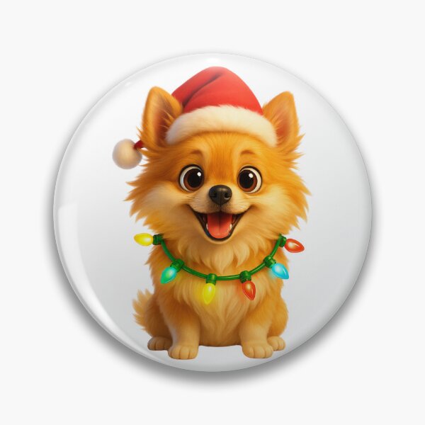 Item preview, Pomchi Dog Christmas Cheer designed and sold by Sillytoe.