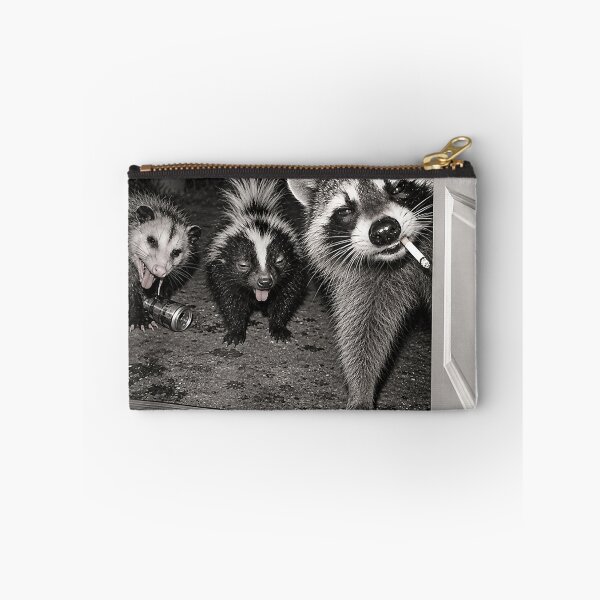 Item preview, Animal Meme Night Crew Raccoon Opossum Skunk Vintage Men designed and sold by Setaraxia.