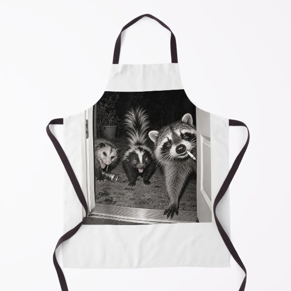 Item preview, Animal Meme Night Crew Raccoon Opossum Skunk Vintage Men designed and sold by Setaraxia.