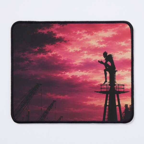 Item preview, Ryuk Death Note Crimson Sunset Silhouette (HIGH-QUALITY) designed and sold by ShawnMorrisDesigns.
