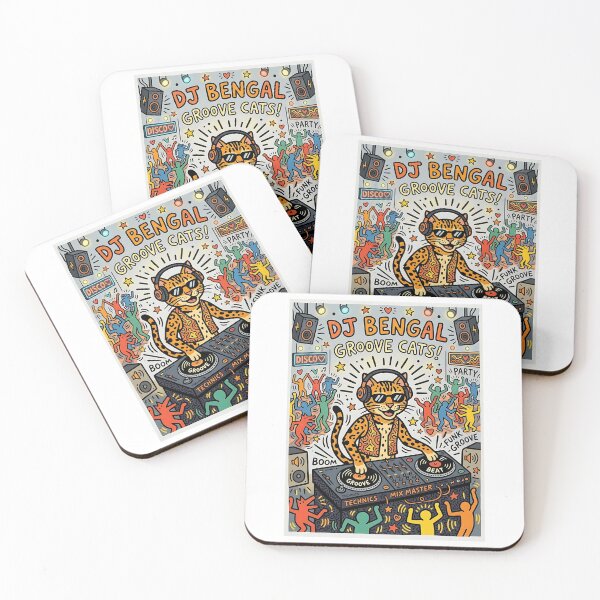 Item preview, Bengal Cat Vinyl DJ designed and sold by PictoVibe.