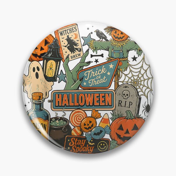 Item preview, Halloween Trick Or Treat Stay Spooky Pumpkin Ghost Witch T-Shirt designed and sold by MyAnimations.