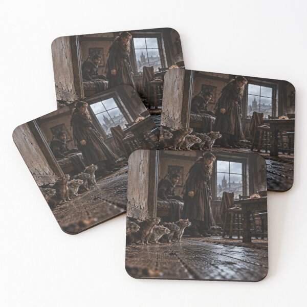 Item preview, The Listening Rats – Occult Horror Gothic Supernatural Dark Fantasy Art designed and sold by Element Horizon Studio.
