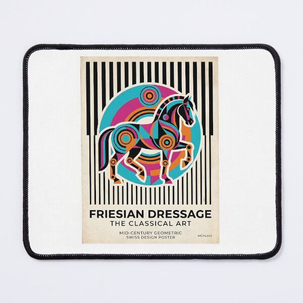 Item preview, Friesian Horse Dressage designed and sold by PictoVibe.