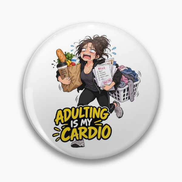 Item preview, Adulting Is My Cardio. designed and sold by katerynaS99.