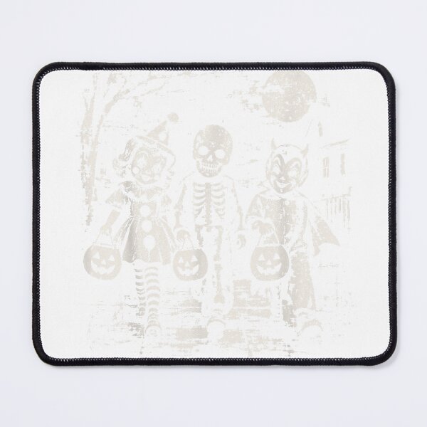 Item preview, Vintage Halloween Trick Or Treat Skeleton Clown Devil T-Shirt designed and sold by TinyHands-Art.