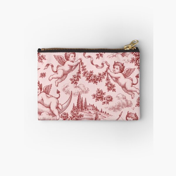 Item preview, Cherub Devil Toile Seamless Pattern | Cheeky Little Devil Cherubs Toile de Jouy designed and sold by StickyGuys.