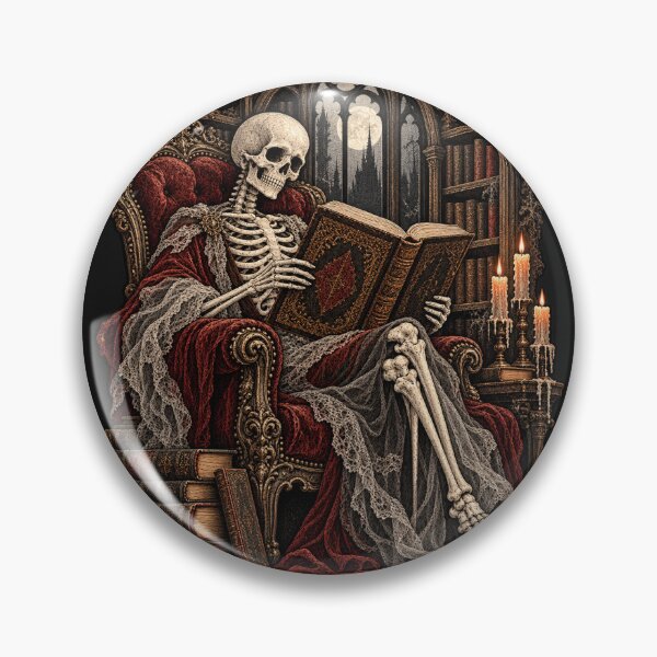 Item preview, Read in Peace Skeleton designed and sold by NOIRXU.