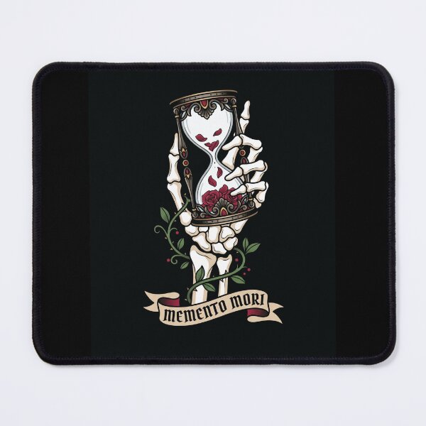 Item preview, Memento Mori Skeleton Hand Hourglass Art designed and sold by digizonebydas.