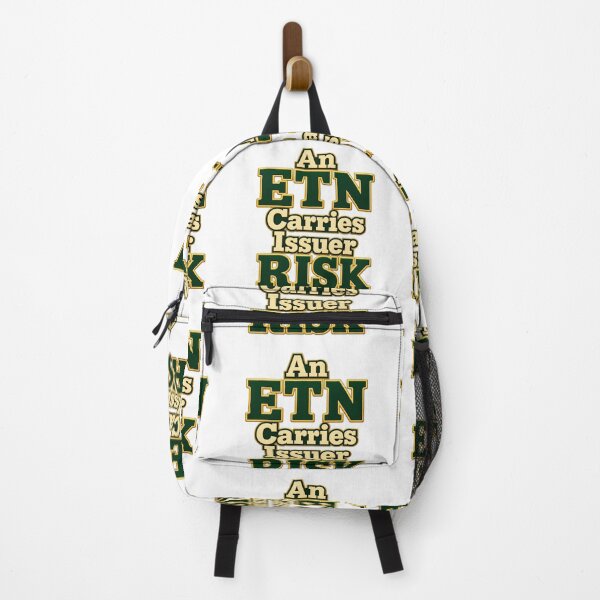 Item preview, ETN Carries Issuer Risk Bold Finance Typography designed and sold by Bikivuno.