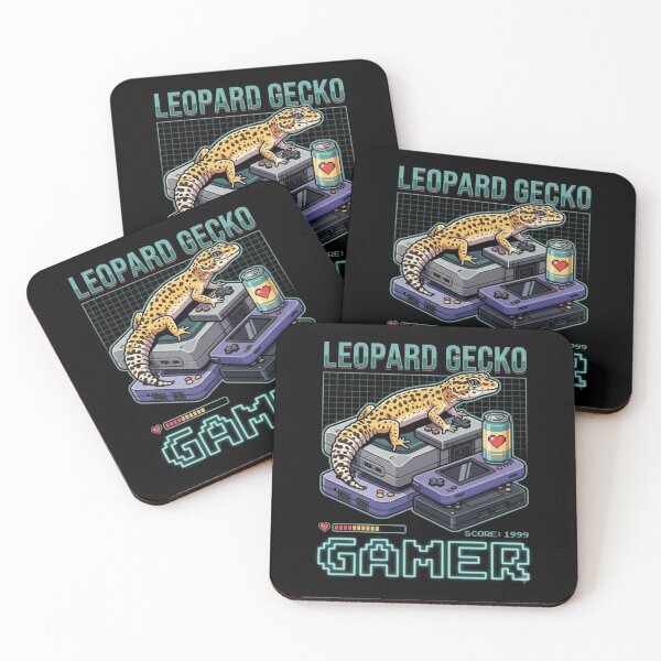 Item preview, Leopard Gecko Gamer Retro Vintage Video Game Controller Design designed and sold by Ostericaimusa.