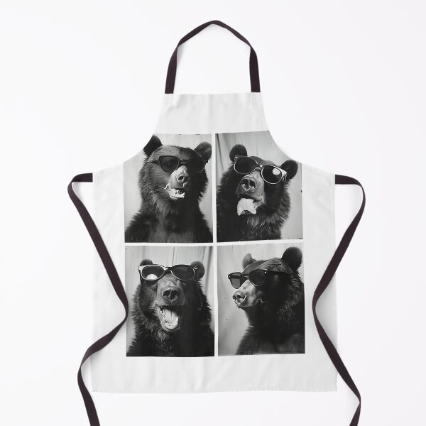 Item preview, Funny Bears with Sunglasses Cool Retro Photography Forest Animal  designed and sold by Setaraxia.