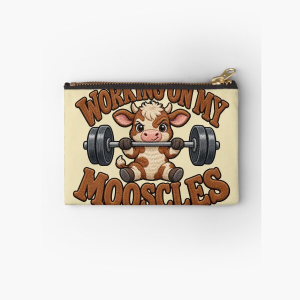 Item preview, Working On My Mooscles Cow Workout Graphic designed and sold by ArtDesignTp.