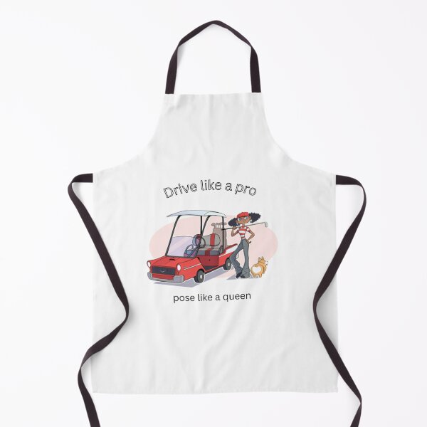 Item preview, Sassy Girl Golfer and Corgi Vintage Retro Art designed and sold by Huy Vo Hand-Drawn Art.