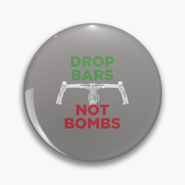 Item preview, Drop Bars Not Bombs Cycling Activist Tee-18 designed and sold by MarionIrick.