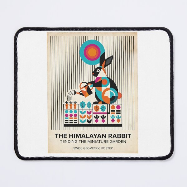 Item preview, Himalayan Rabbit Gardener designed and sold by PictoVibe.