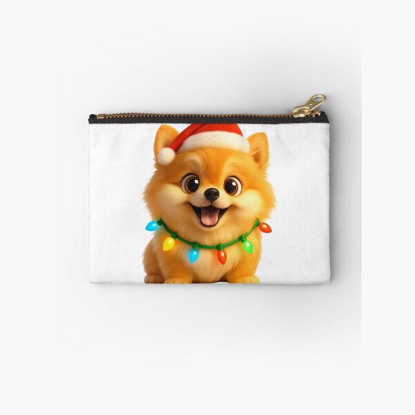 Item preview, Pomeranian Dog Christmas Cheer designed and sold by Sillytoe.