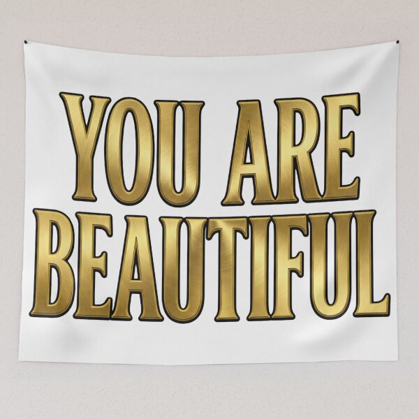 Item preview, You Are Beautiful  designed and sold by The She Shed.