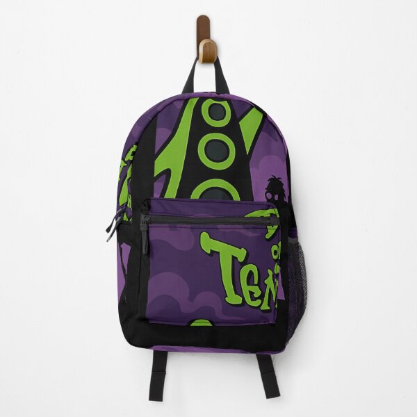 Item preview, Green Monster Tentacle With Three Silhouettes Under Purple Clouds designed and sold by DamianeRaymond.