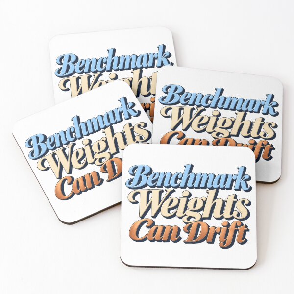 Item preview, Benchmark Weights Can Drift Elegant Finance Art designed and sold by Bikivuno.