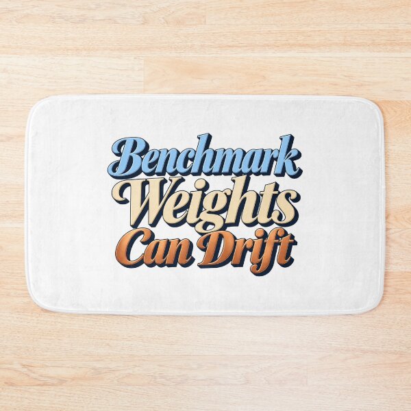 Item preview, Benchmark Weights Can Drift Elegant Finance Art designed and sold by Bikivuno.