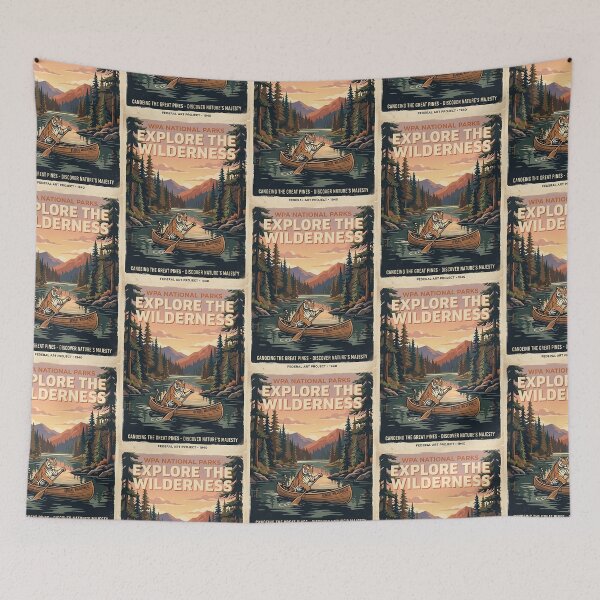 Item preview, Tiger Canoe Expedition designed and sold by PictoVibe.