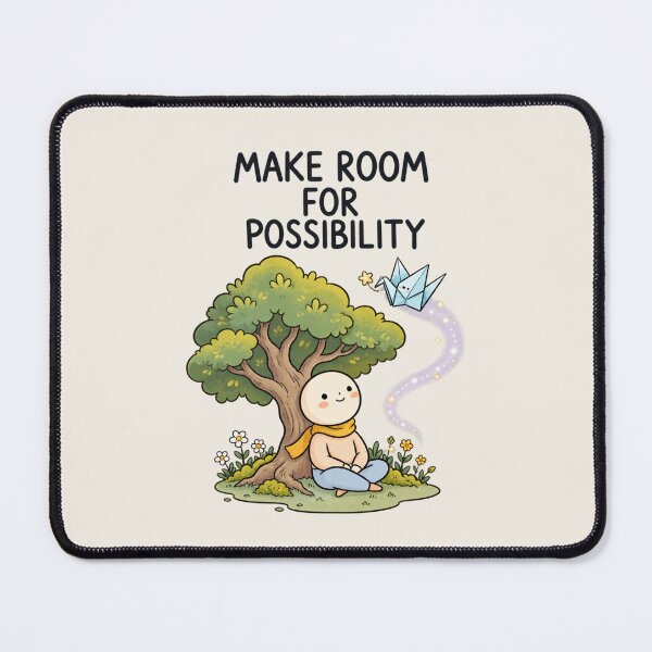 Item preview, Make Room for Possibility | Kawaii Tree Origami Inspirational Quote designed and sold by MrDev.