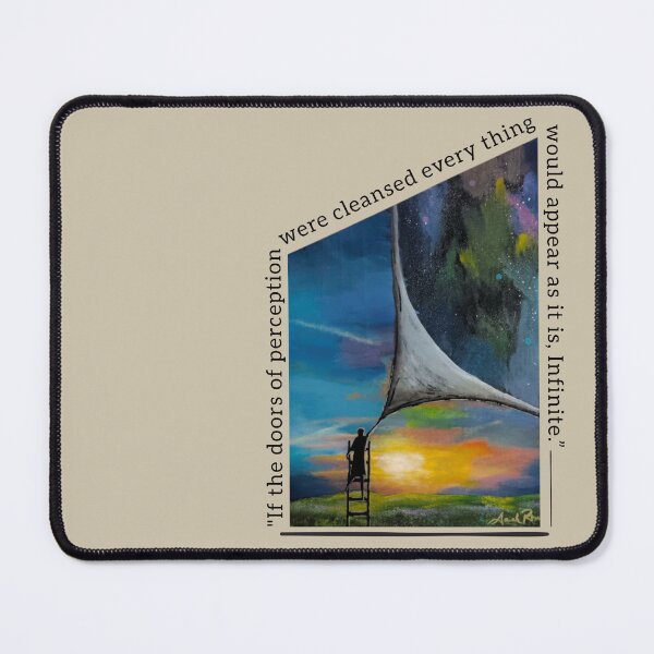 Item preview, Doors of Perception – Quote Surreal Sky Art designed and sold by ArtistsAtticWI.