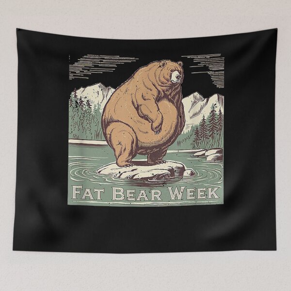 Item preview, Eating Animals Meme Fat Bear For Men Women Kids designed and sold by Setaraxia.