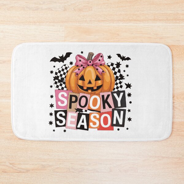 Item preview, Spooky Season Checkered Pumpkin Pink Polka Dot Bow Retro Halloween designed and sold by Zizo-DR44.
