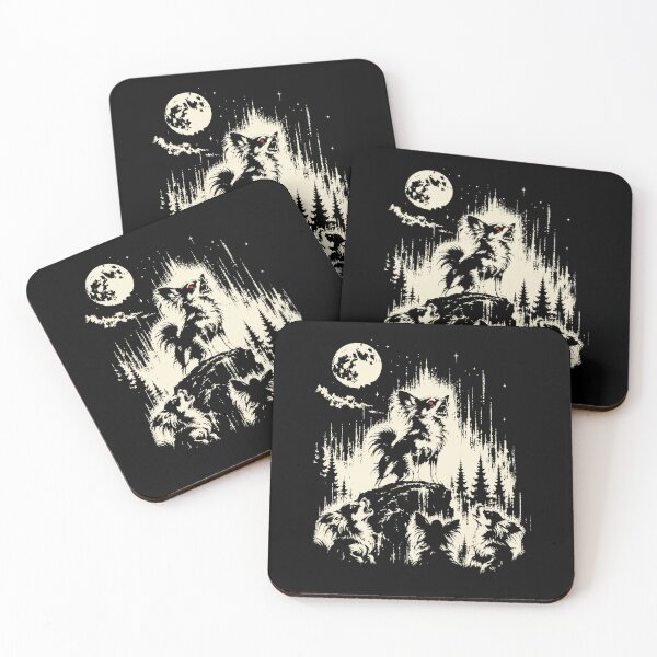 Item preview, Vintage Horror Chihuahua Howling at the moon designed and sold by skylove94.