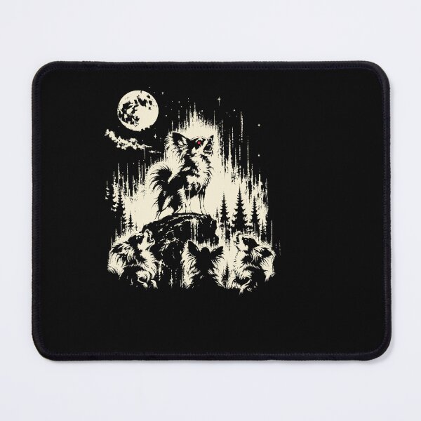 Item preview, Vintage Horror Chihuahua Howling at the moon designed and sold by skylove94.