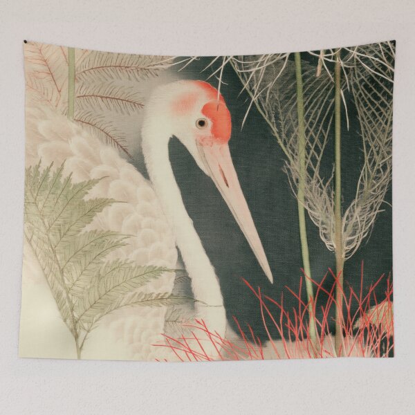 Item preview, Fern and Crane Abstract Modern Bird designed and sold by scicilysimonee.