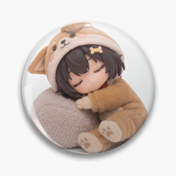 Item preview, Cute Sleepy Dog Girl Pal – Cozy Pals Club Cute Chibi designed and sold by CozyPals Club.