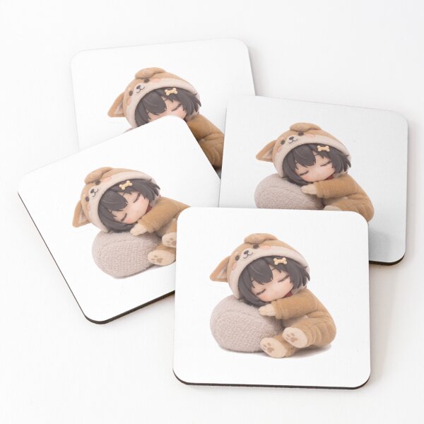 Item preview, Cute Sleepy Dog Girl Pal – Cozy Pals Club Cute Chibi designed and sold by CozyPals Club.