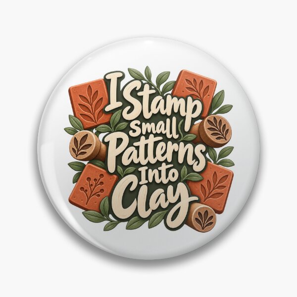 Item preview, Stamp Small Patterns Into Clay Pottery Lettering designed and sold by Bikivuno.