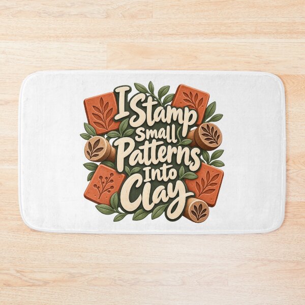 Item preview, Stamp Small Patterns Into Clay Pottery Lettering designed and sold by Bikivuno.